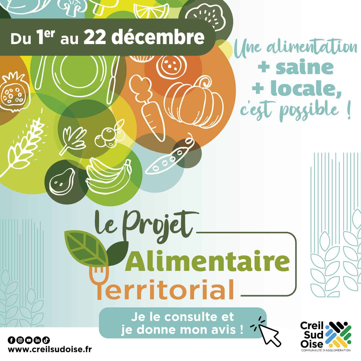 Donnez votre avis sur le Projet Alimentaire Territorial de l&rsquo;ACSO (PAT)