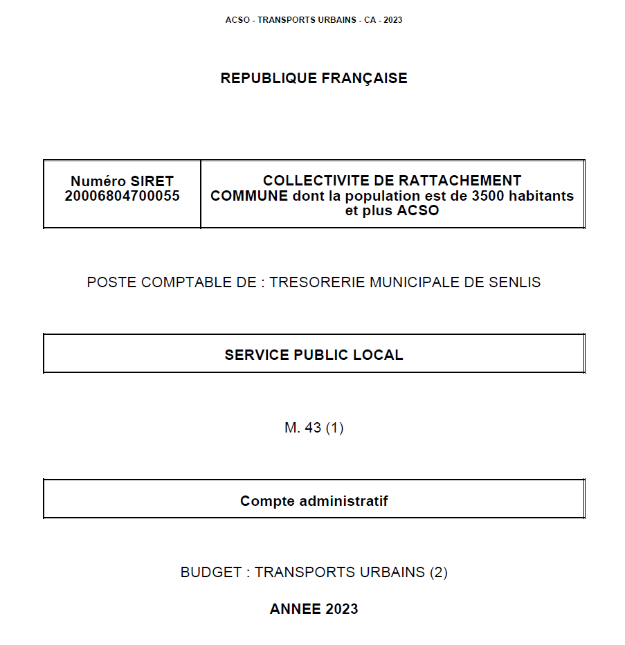 06 – BP 2023 BUDGET TRANSPORTS URBAINS